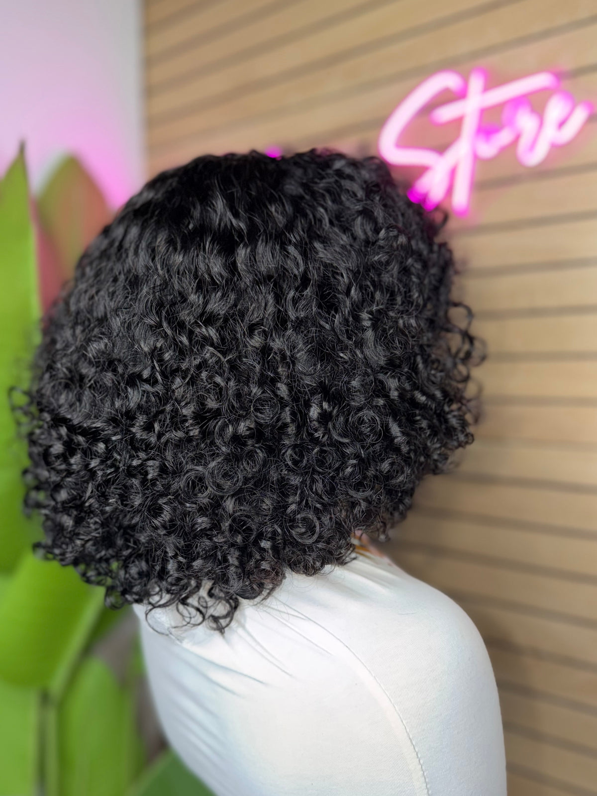 Tiana frange water Curly 300% density