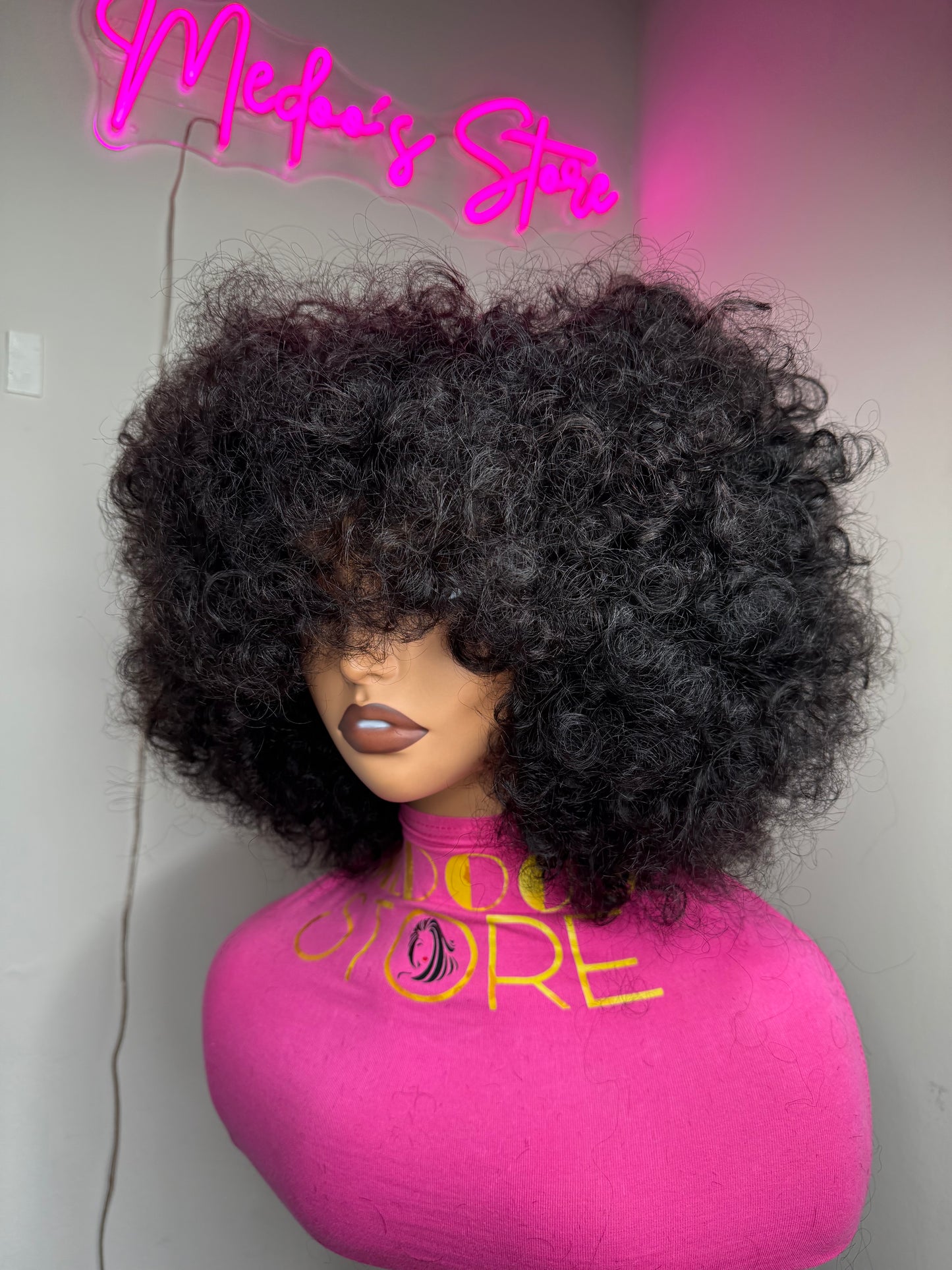 Headband bouncy wig 300 density