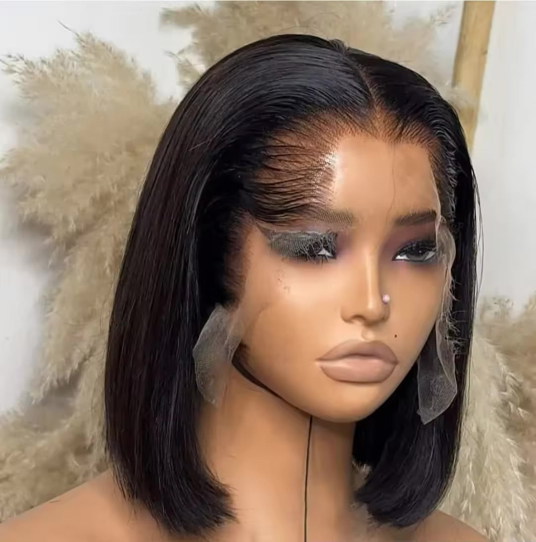 Straight bob HD lace M lagos hairline 13*4