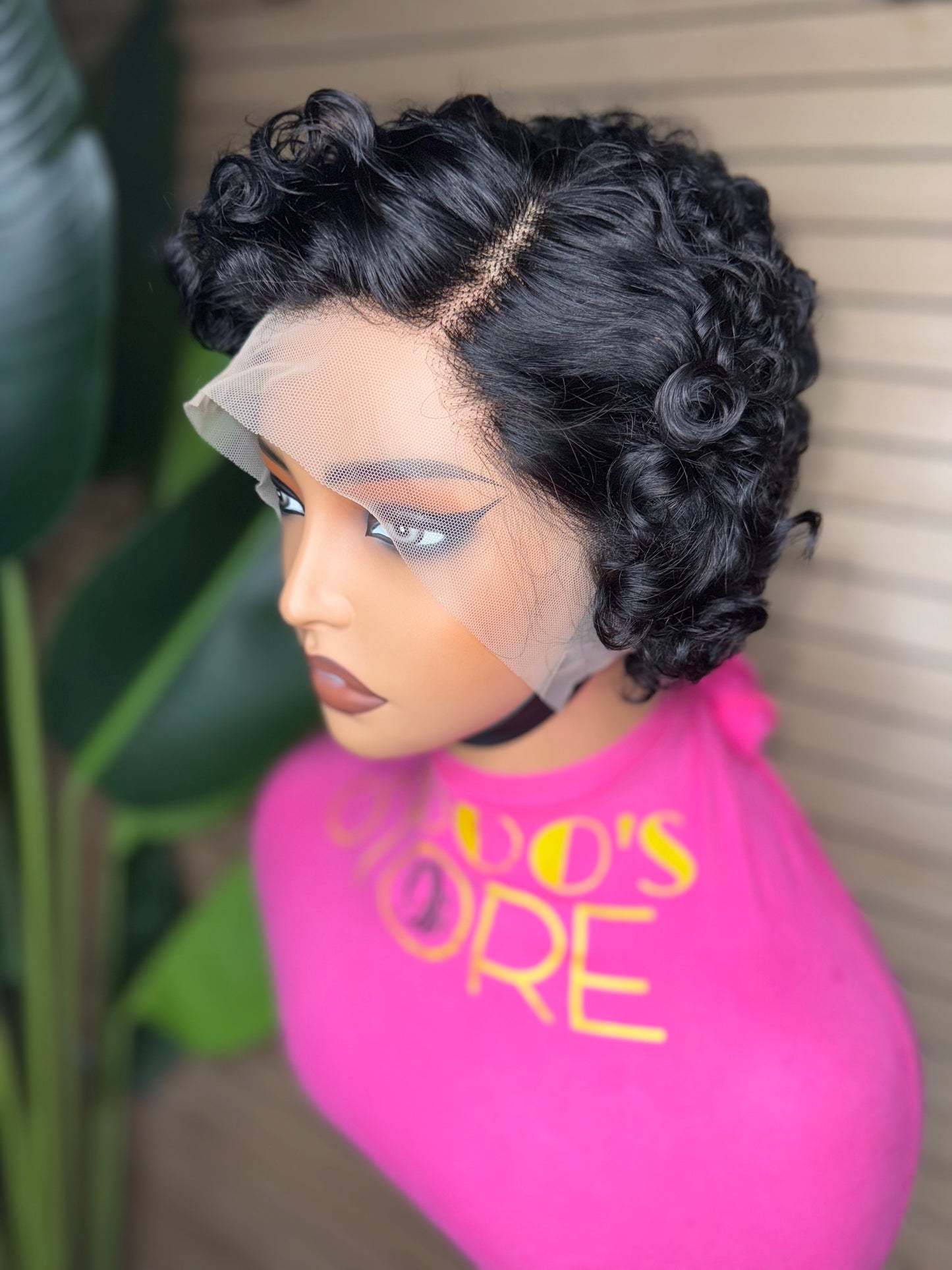 New Pixie wave cut 13*4 wig