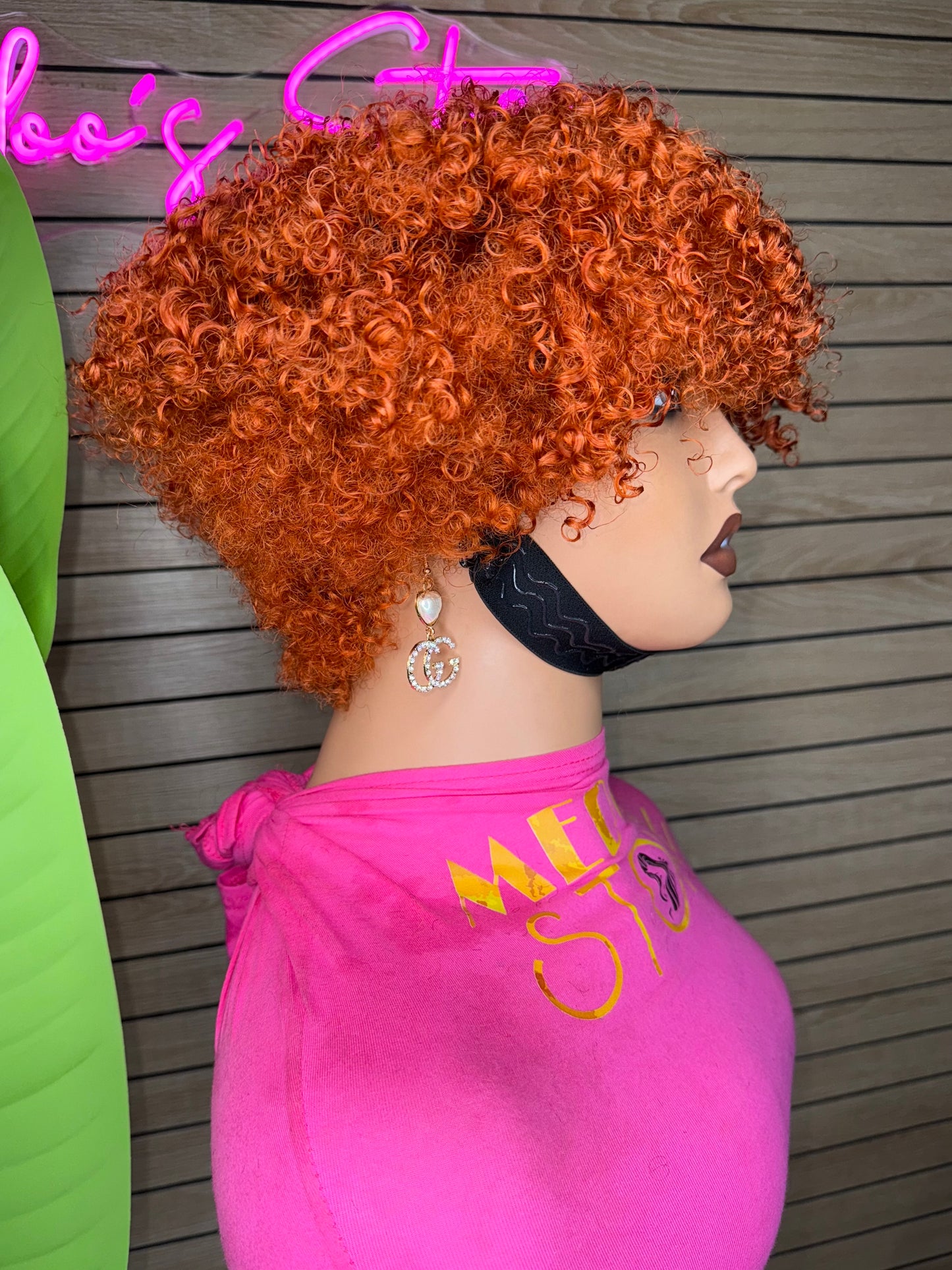 Pixie cut 100% human curly wig 200 density