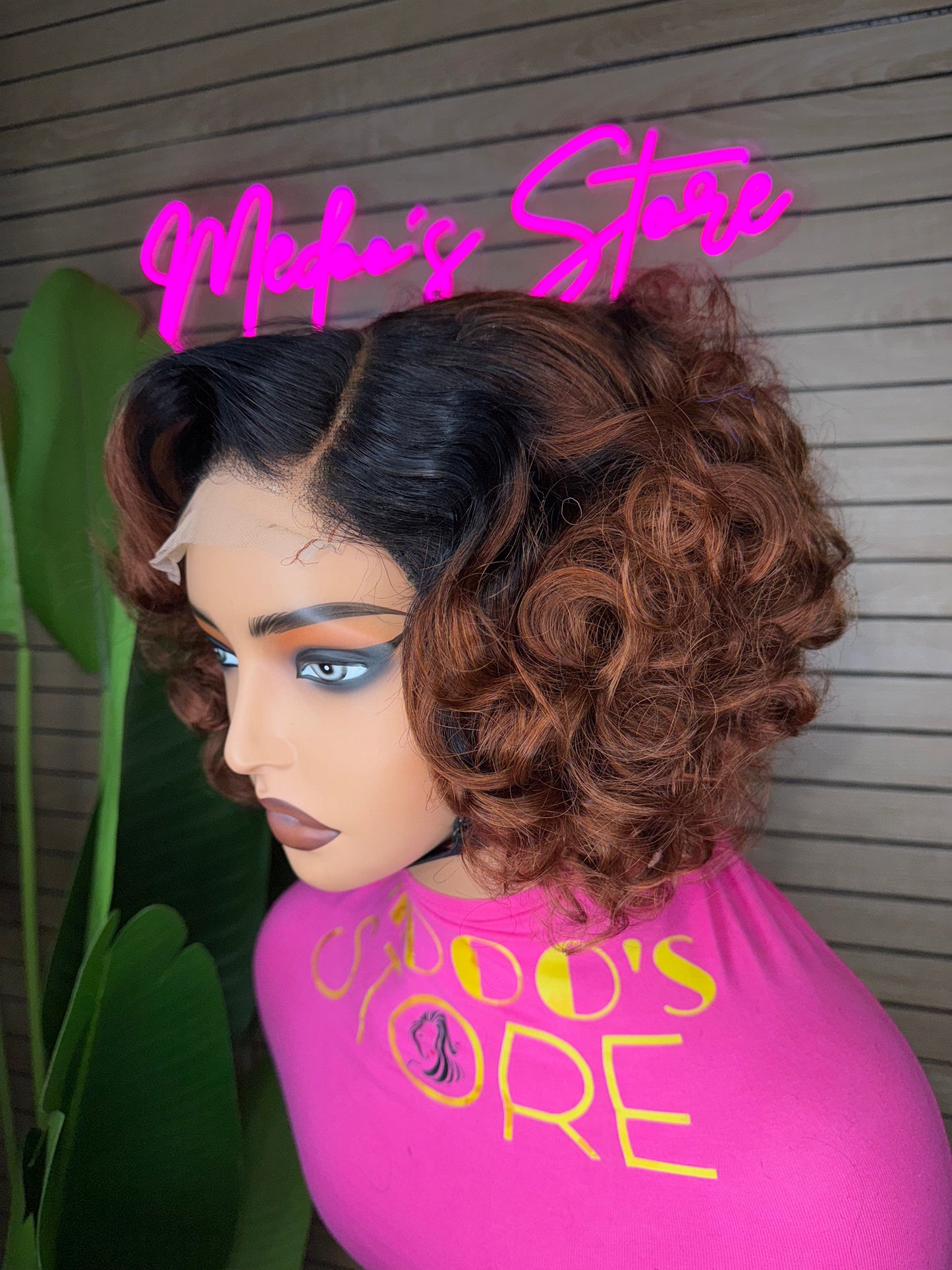 Fashion 4x4 bouncy wig