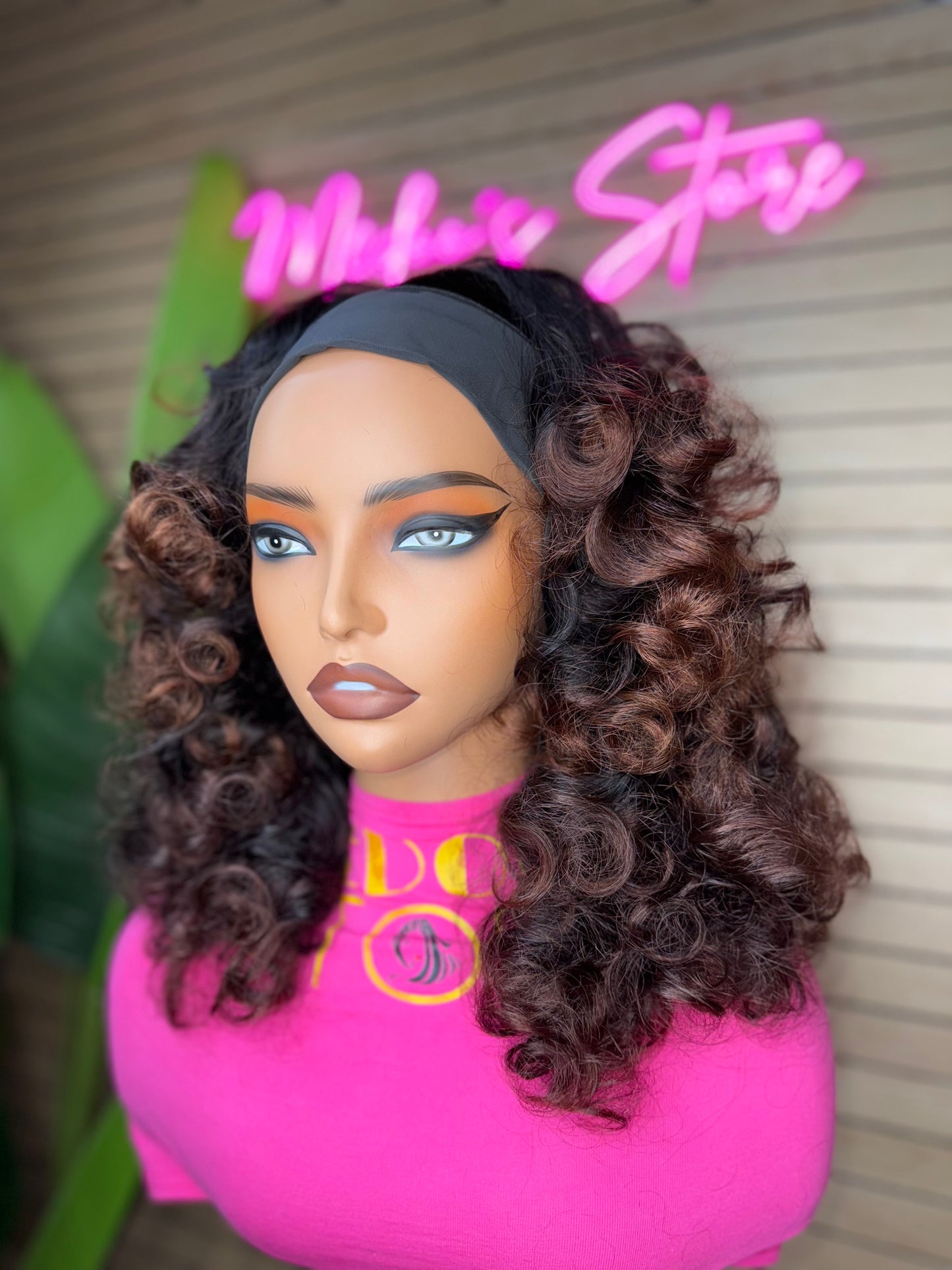Headband bouncy wig 250 density