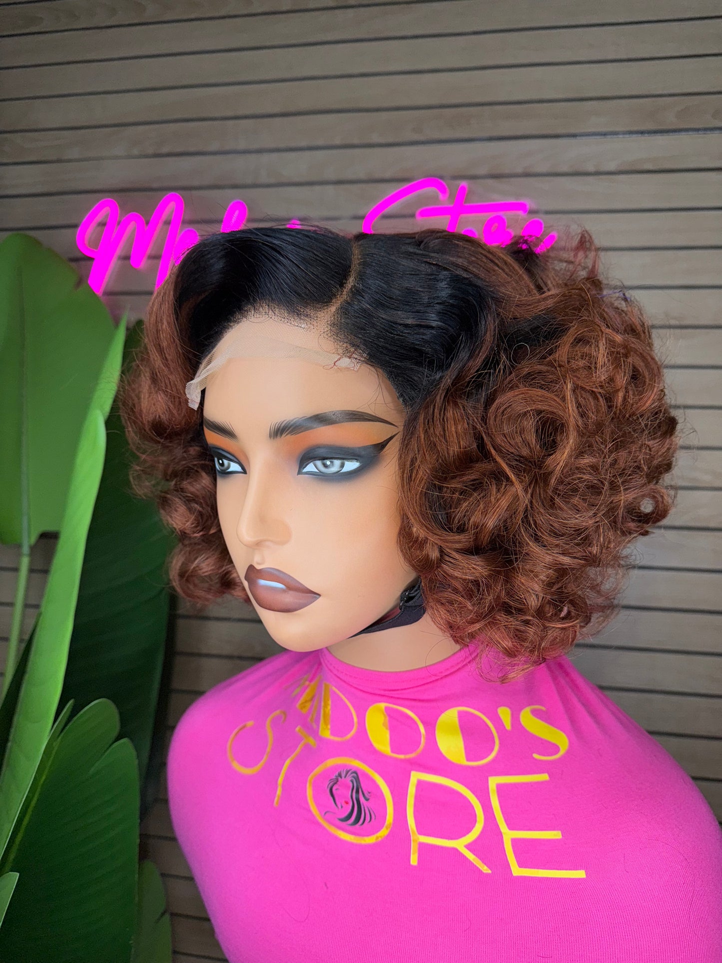 Fashion 4x4 bouncy wig