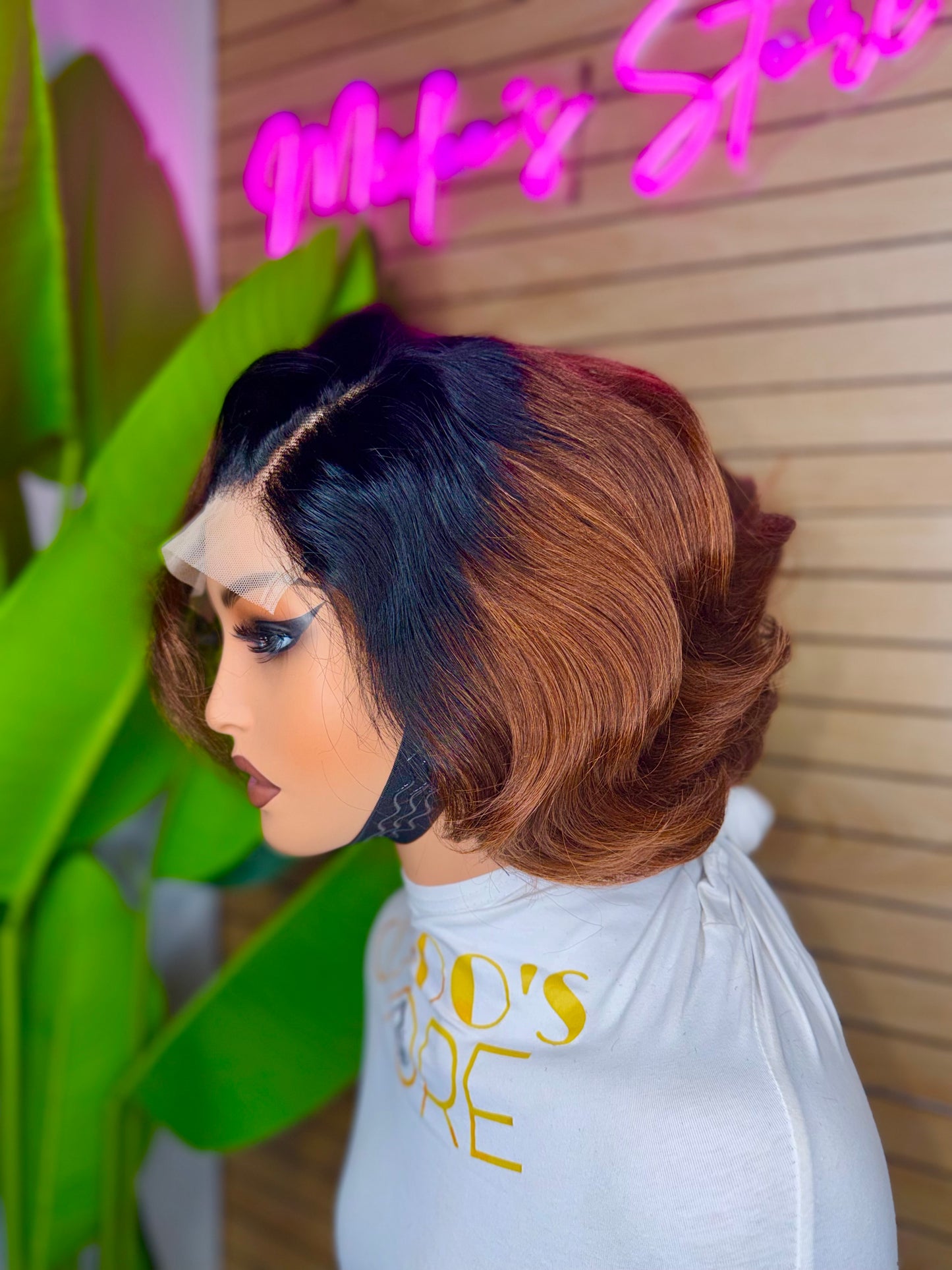 5x5 glueless wig NEW Pixie cut straight 200 density
