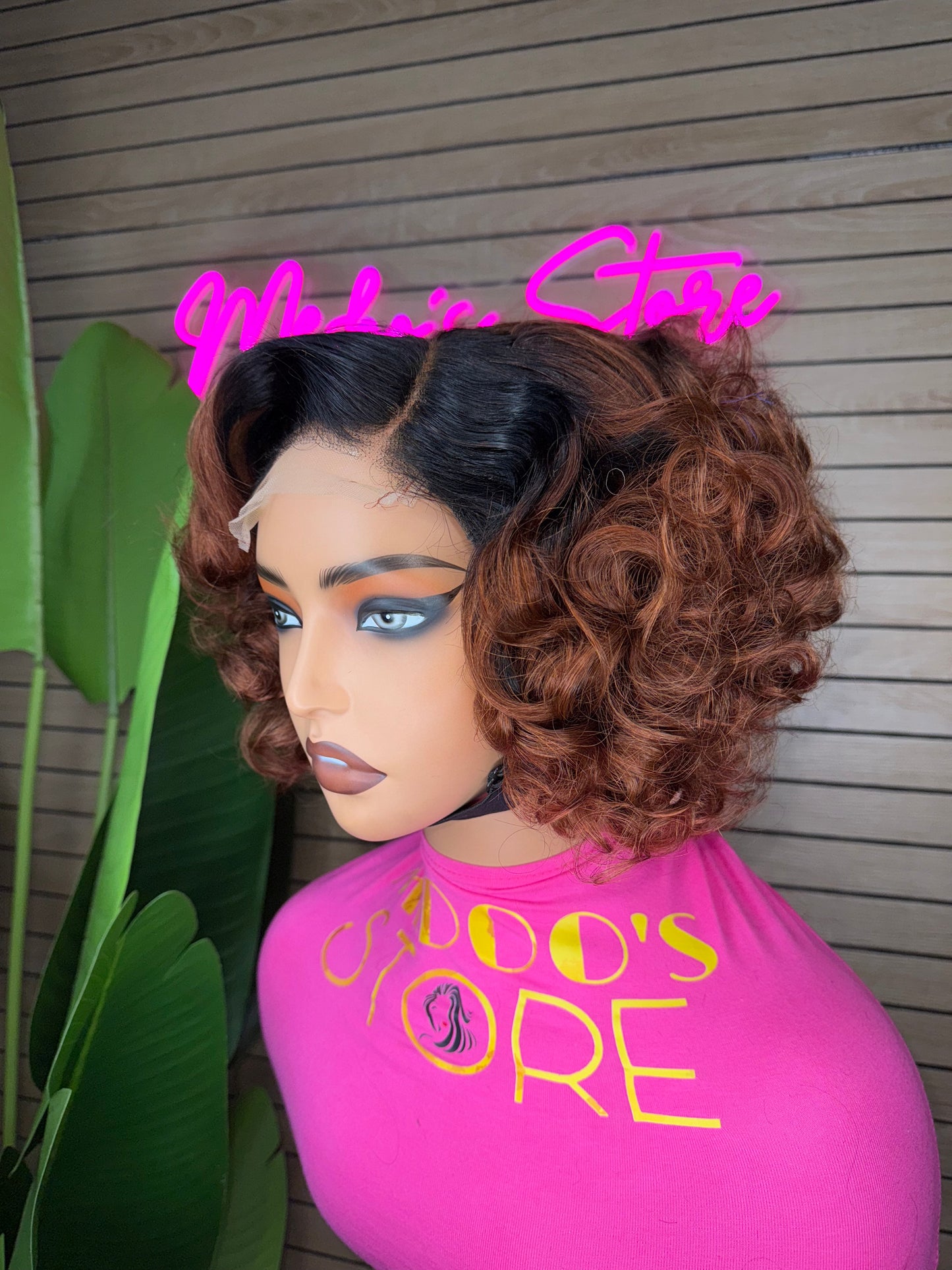 Fashion 4x4 bouncy wig