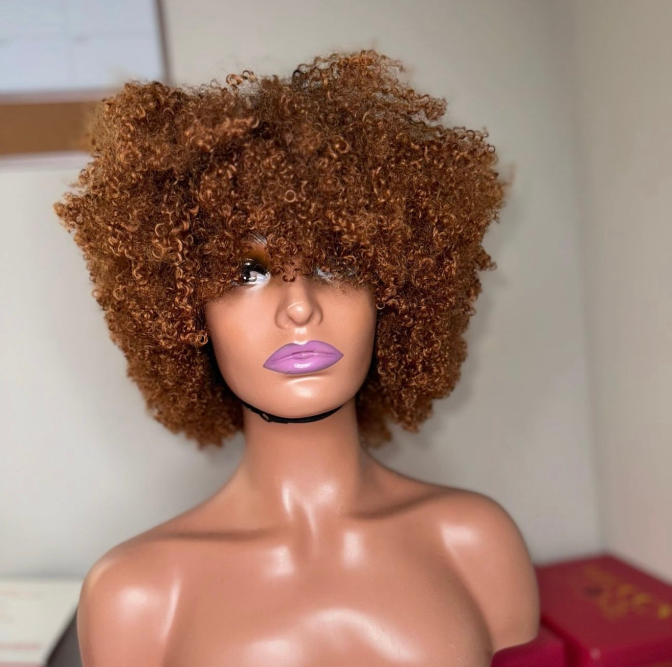 frange new curly wig traditionel