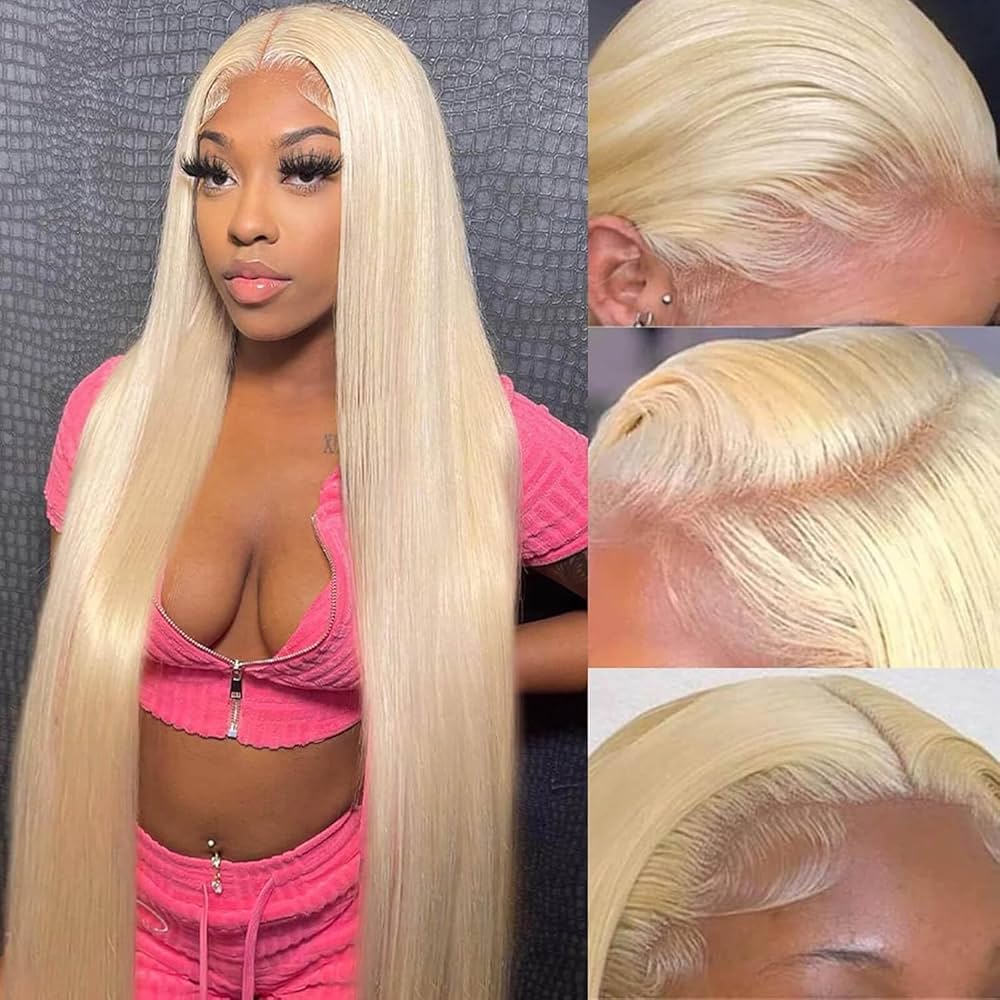 Wig straight lace front #613