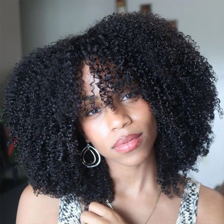 Frange afro kinky curly 14 inch
