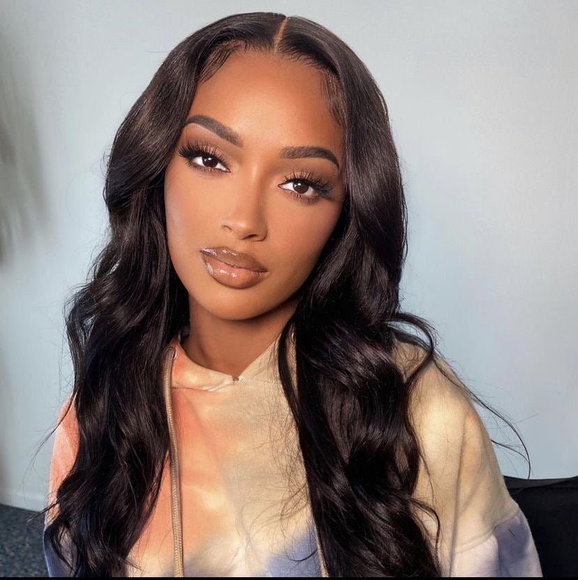 Wear and go bouncy wave wig 5*5