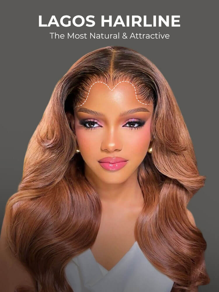 Body wave HD lace M lagos hairline 6x6 gluless