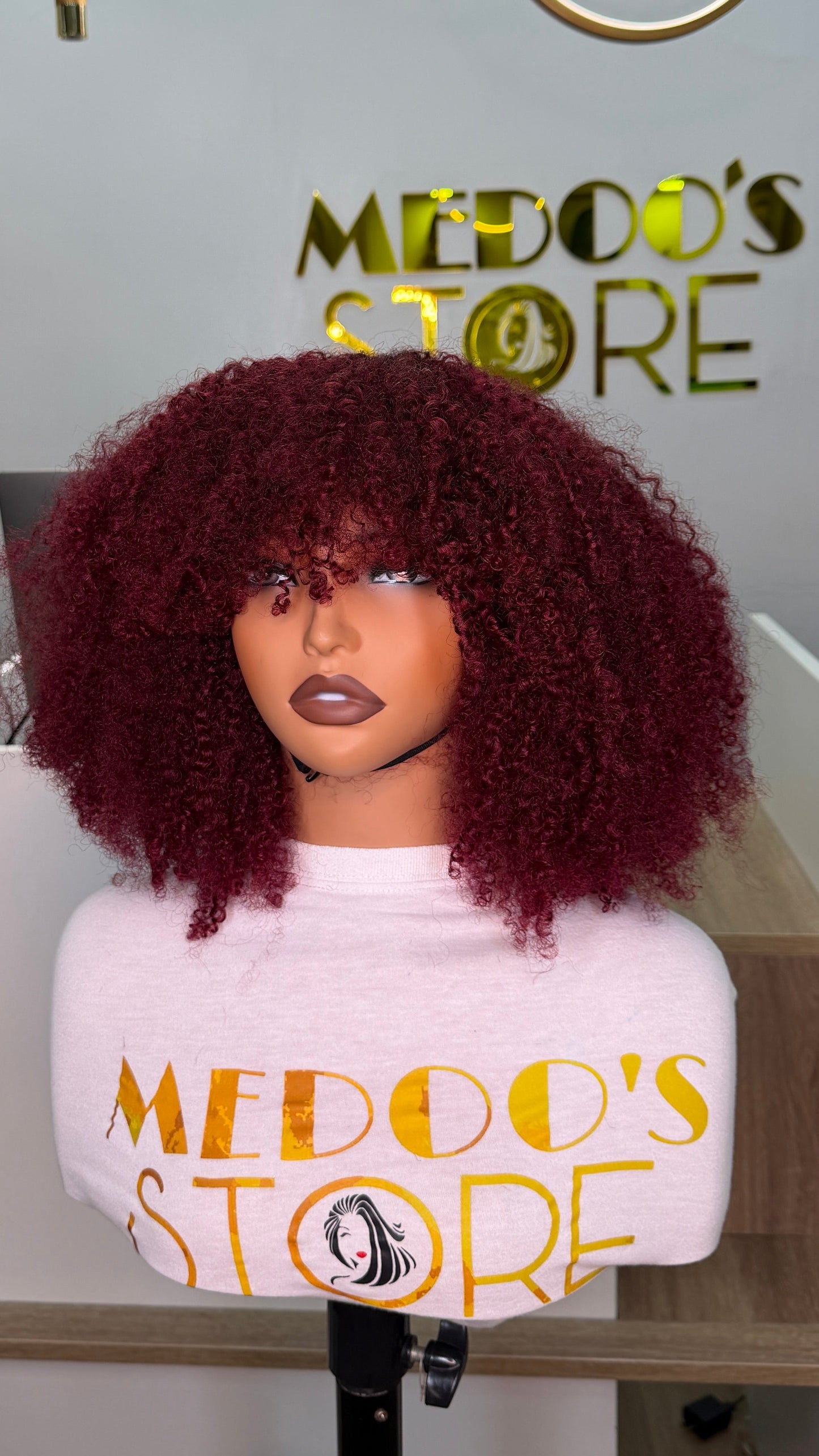 frange new curly wig  traditionel