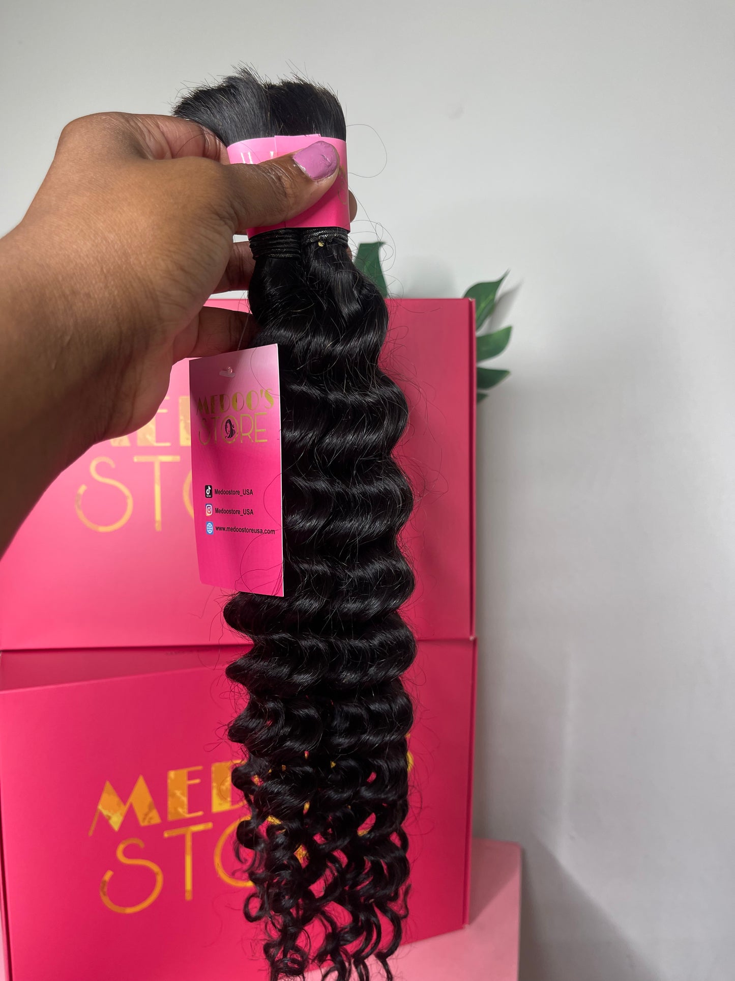 Bulk hair deep wave