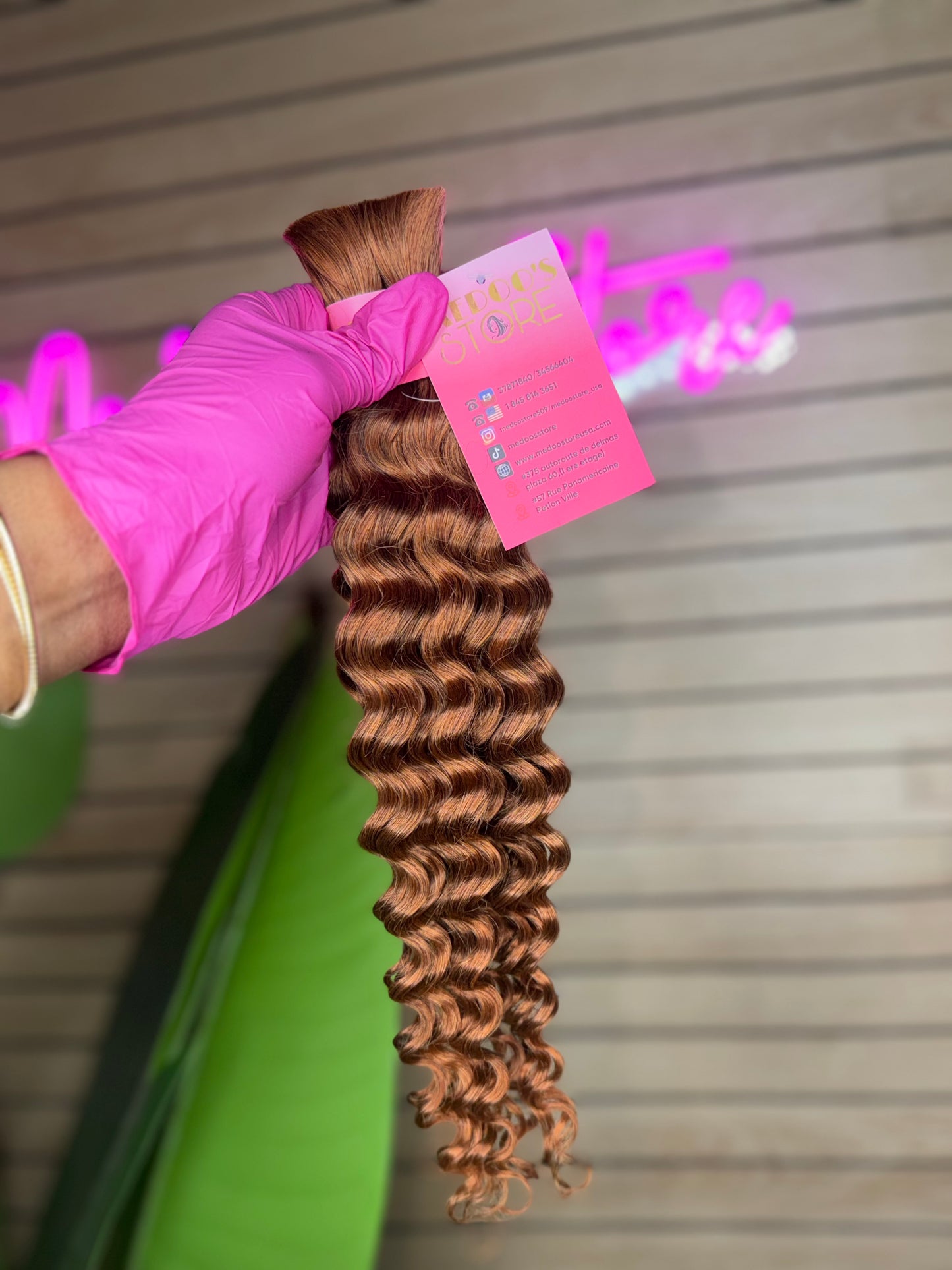 Bulk human hair deep wave for braiding boho
