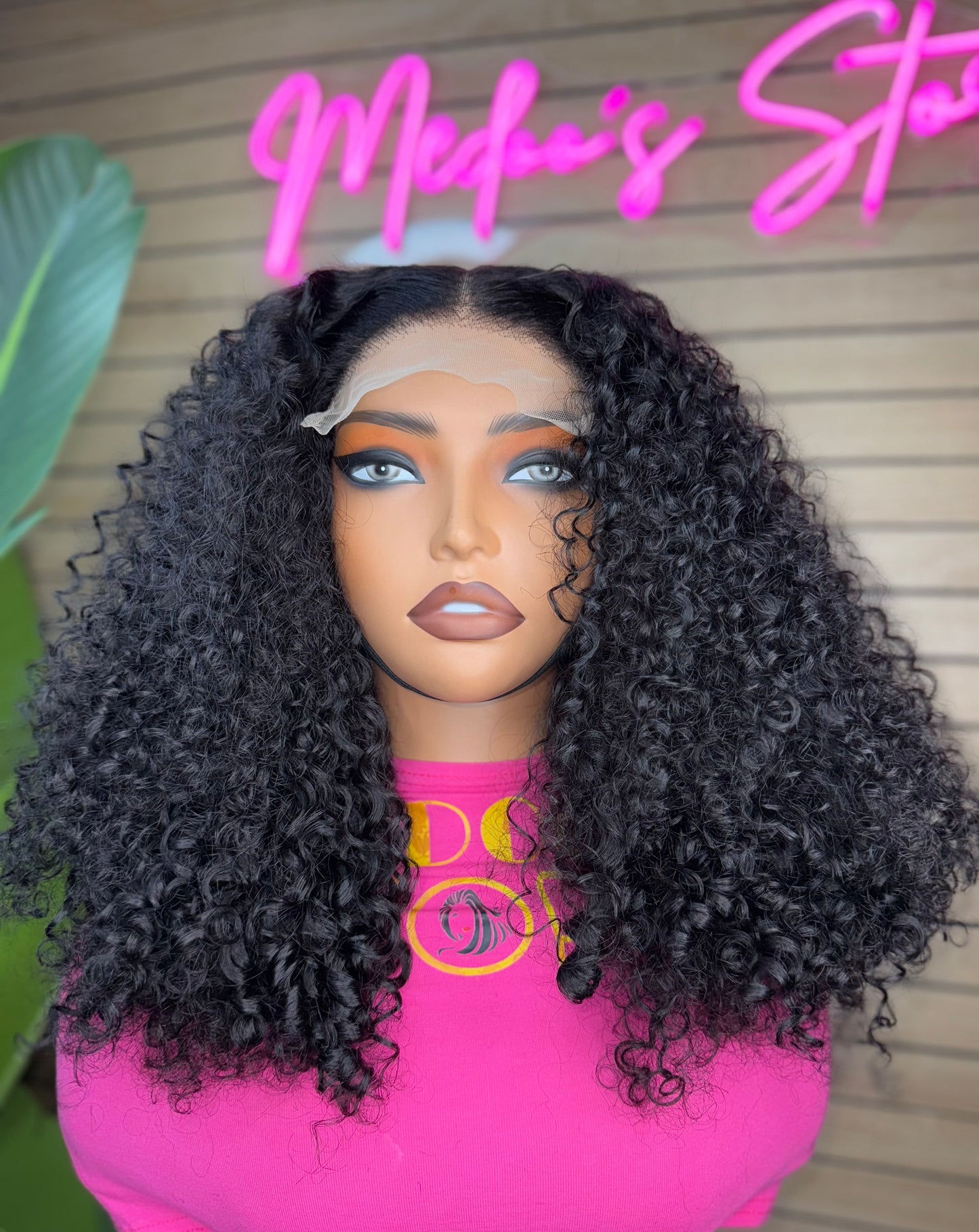 5x5 curly wig 300density