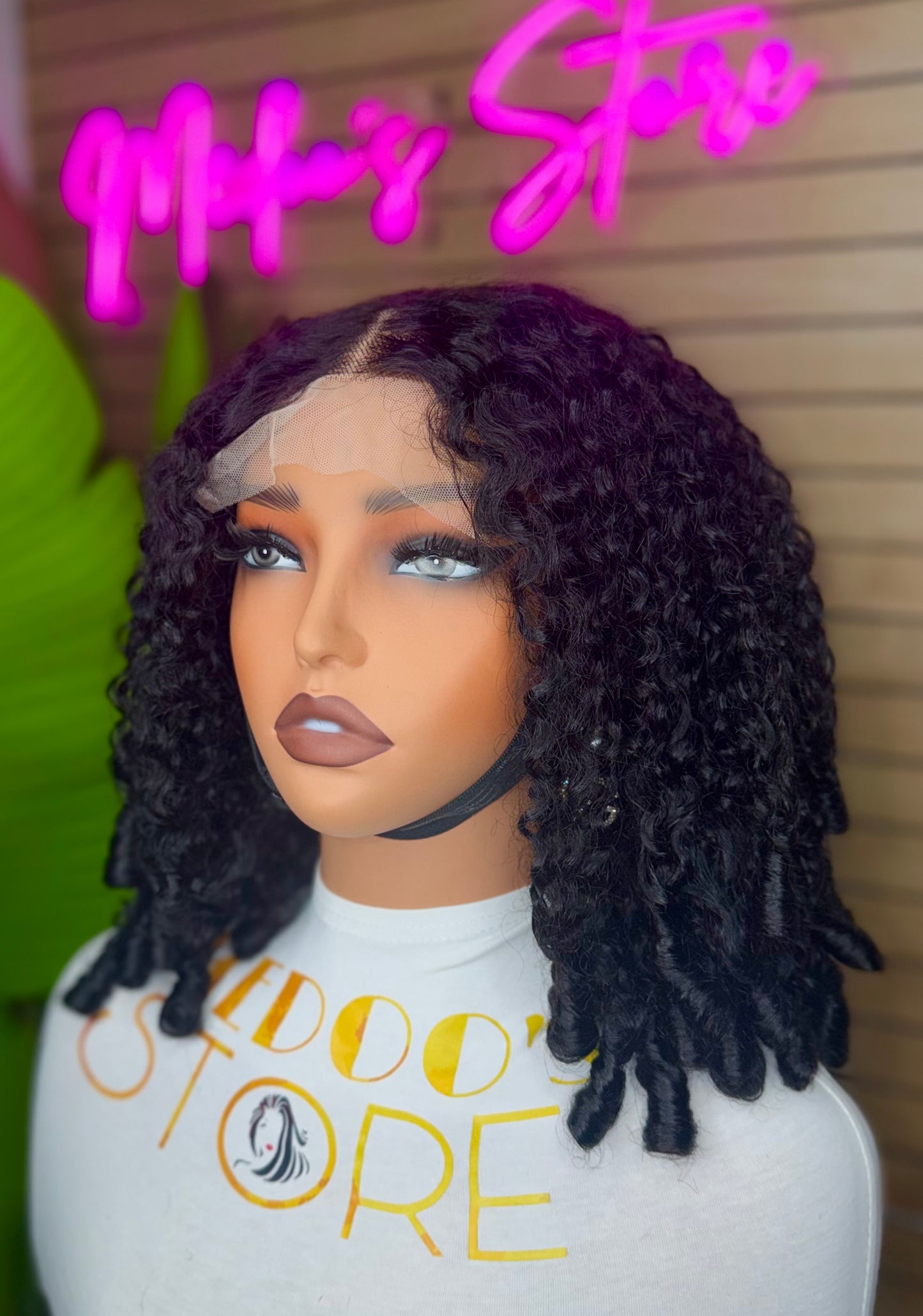 Burmesse 5x5 curly wig 300density