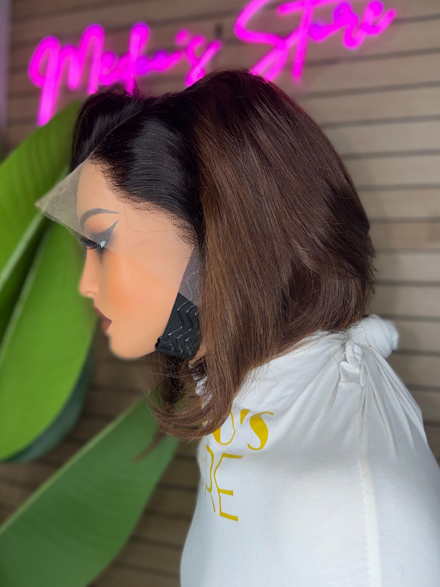 Pixie cut straight 200 density 13*4  wig