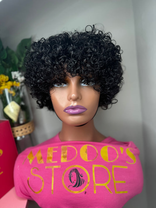 Curly wig 6 inch