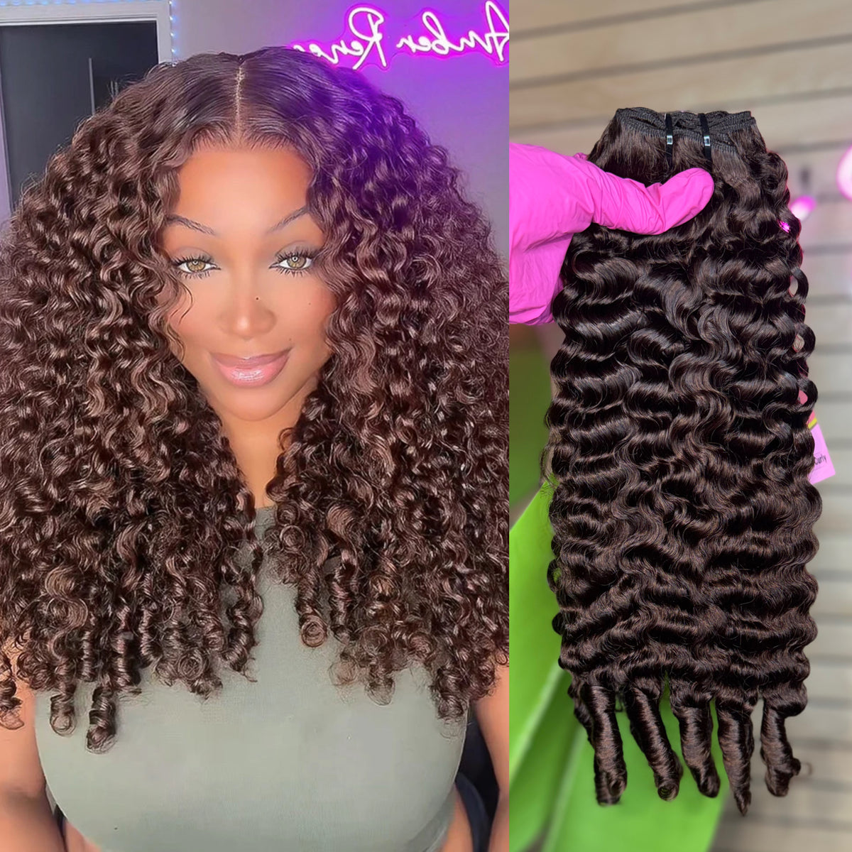 LUXURY EDITION BURMESE CURLY Hair Bundle  [1PC]
