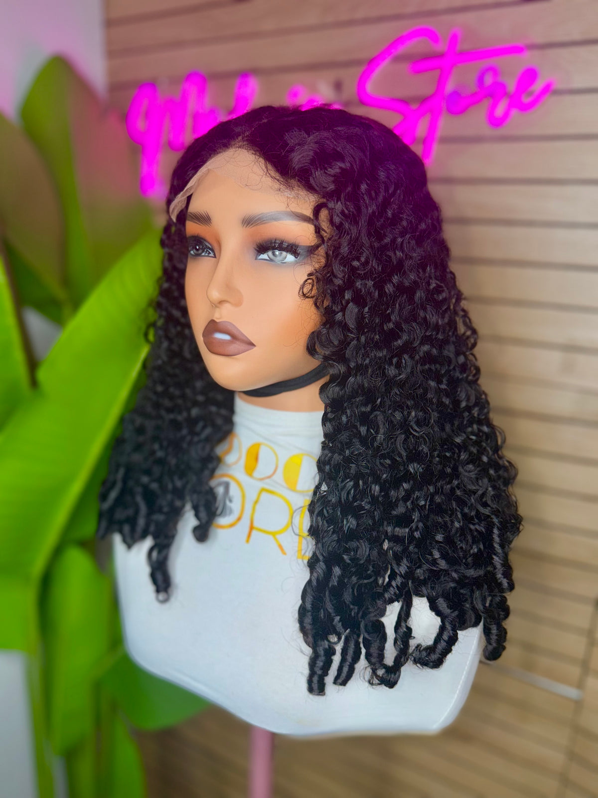 Burmese 5x5 curly wig 300density