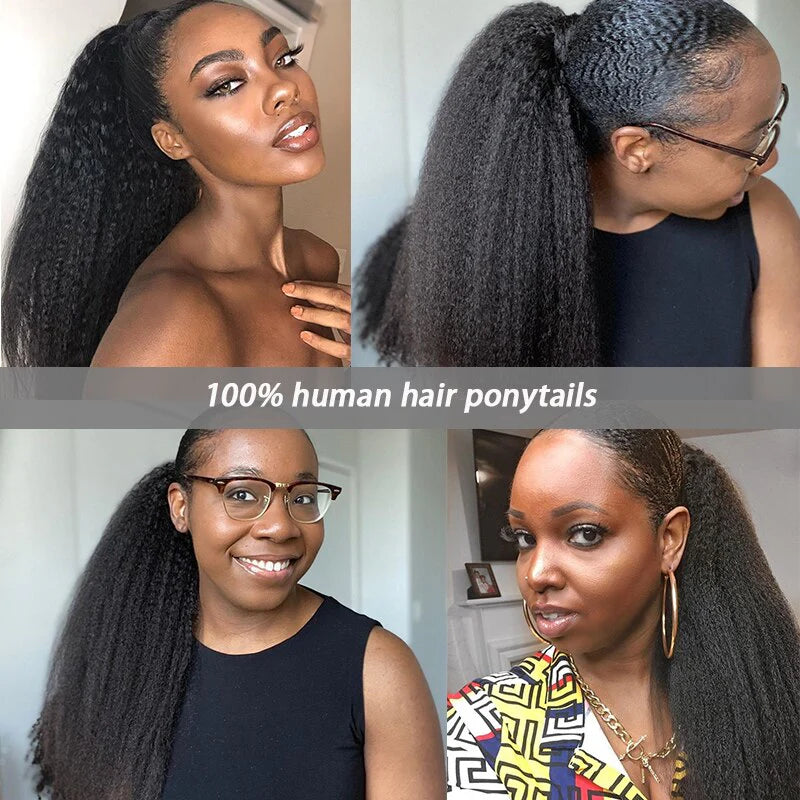 Ponytail kinky Straight