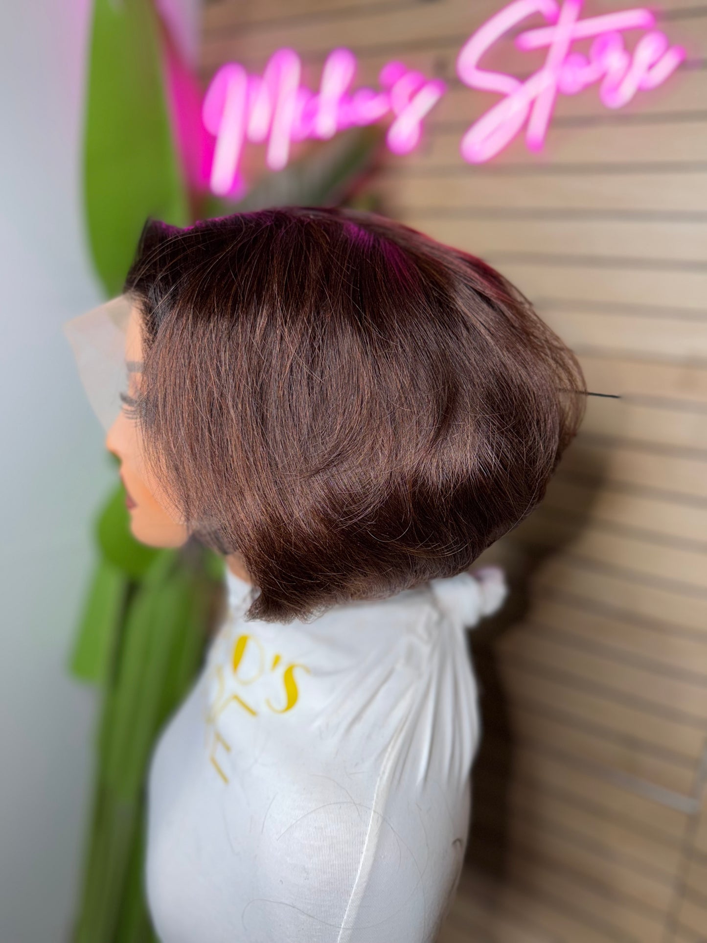 NEW Pixie cut straight 300 density 13*4  wig