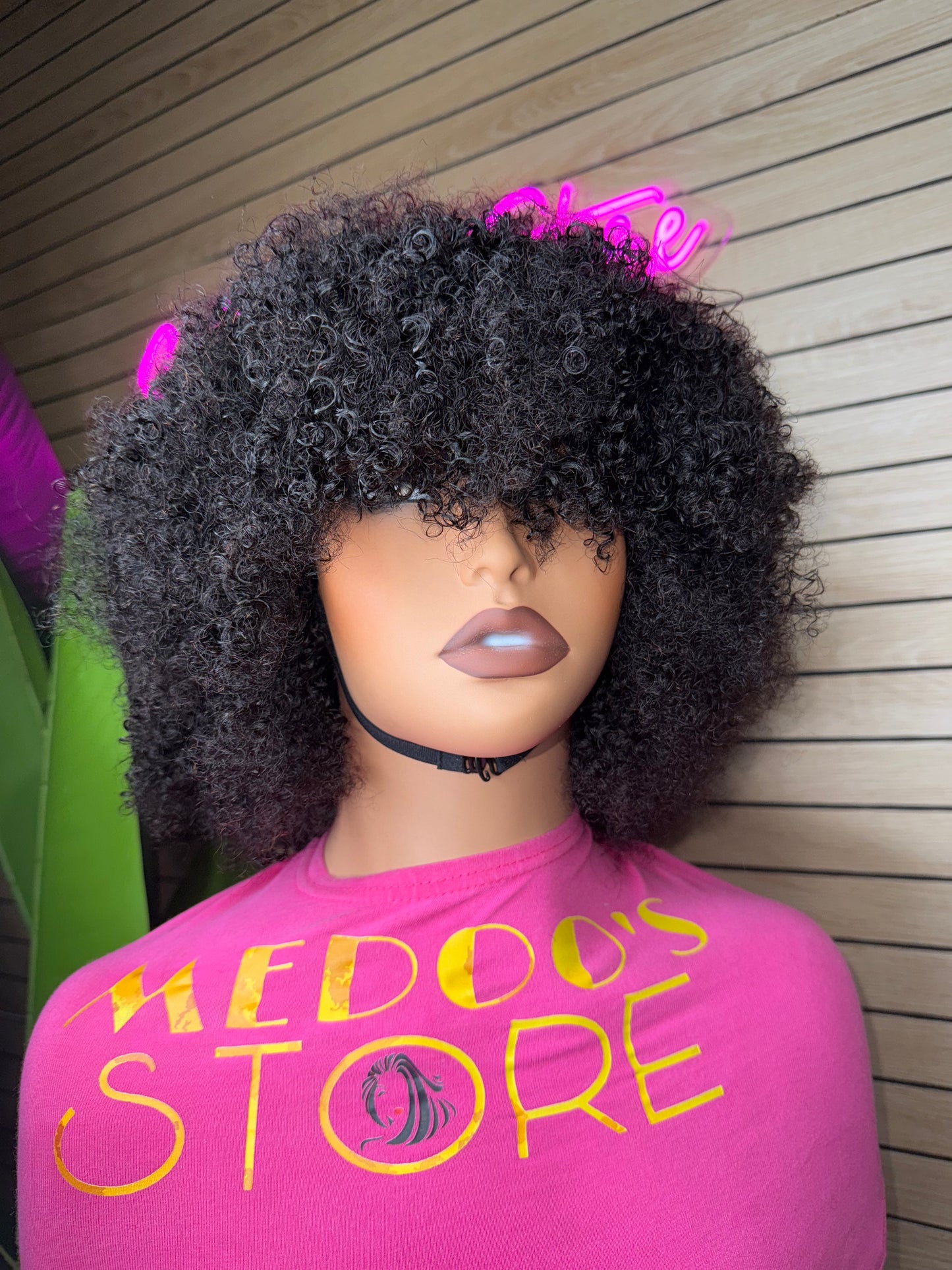 frange new curly wig  traditionel