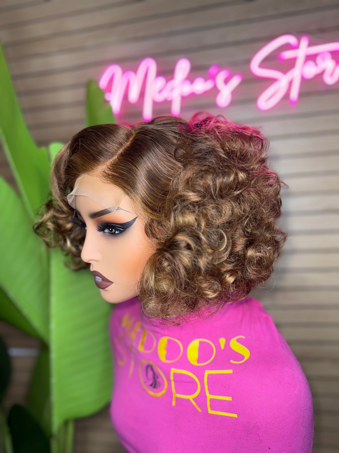 Fashion 4x4 bouncy wig