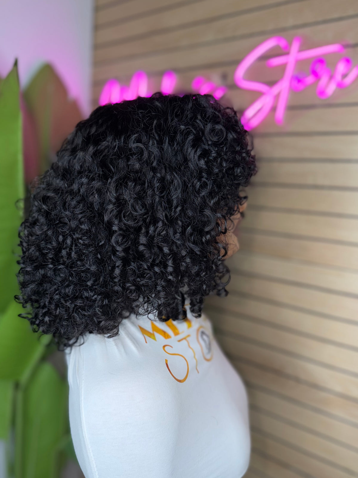 Tiana frange water Curly 300% density