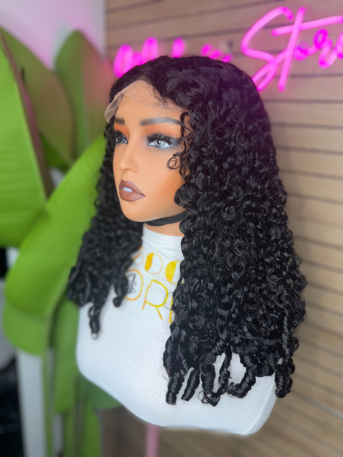 Burmese 5x5 curly wig 300density