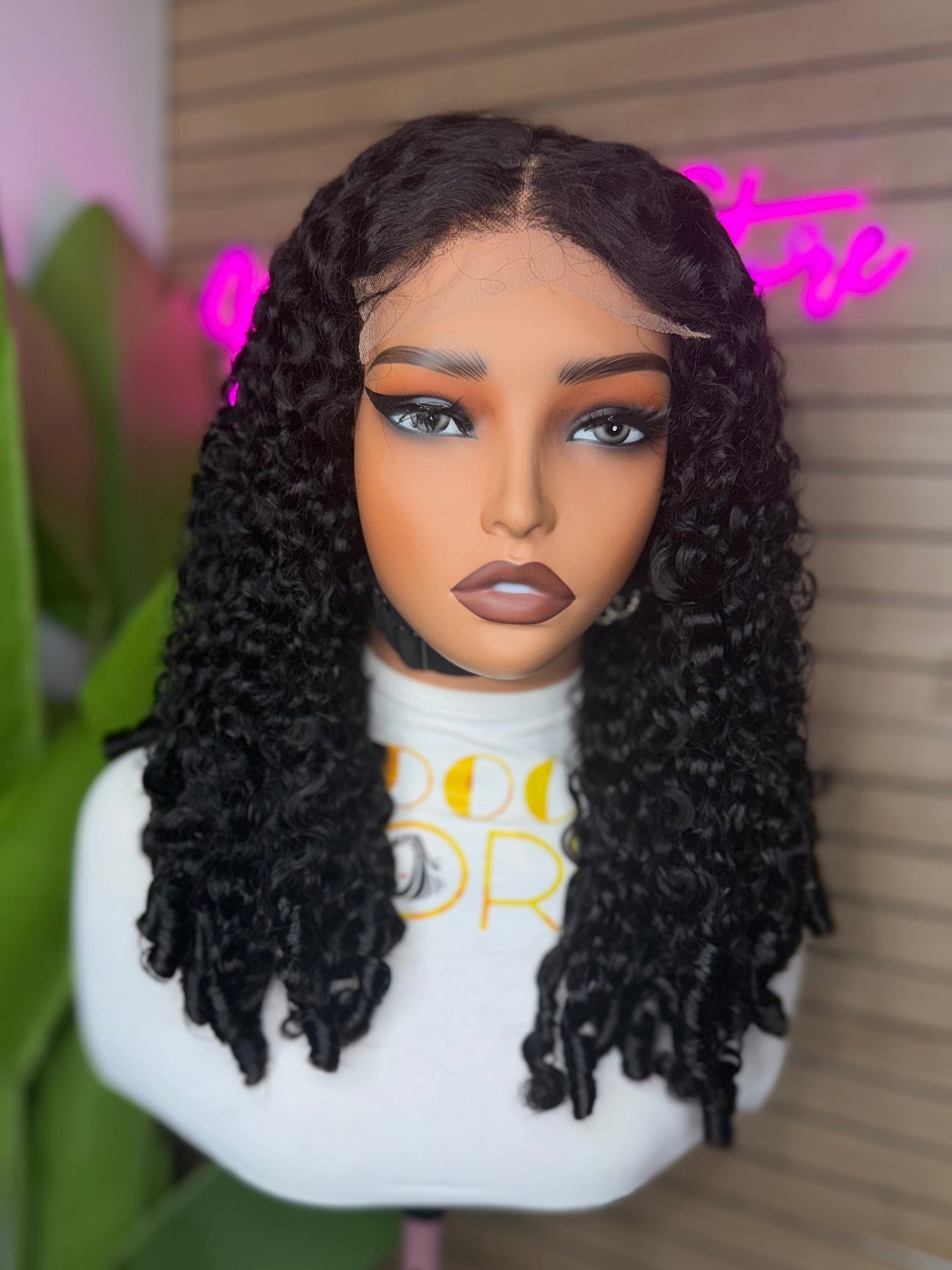 Burmese 5x5 curly wig 300density