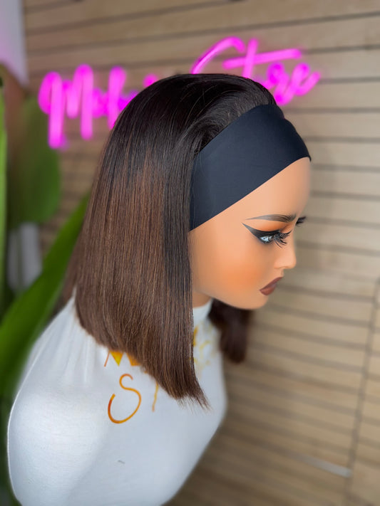 250% density Headband wig straight
