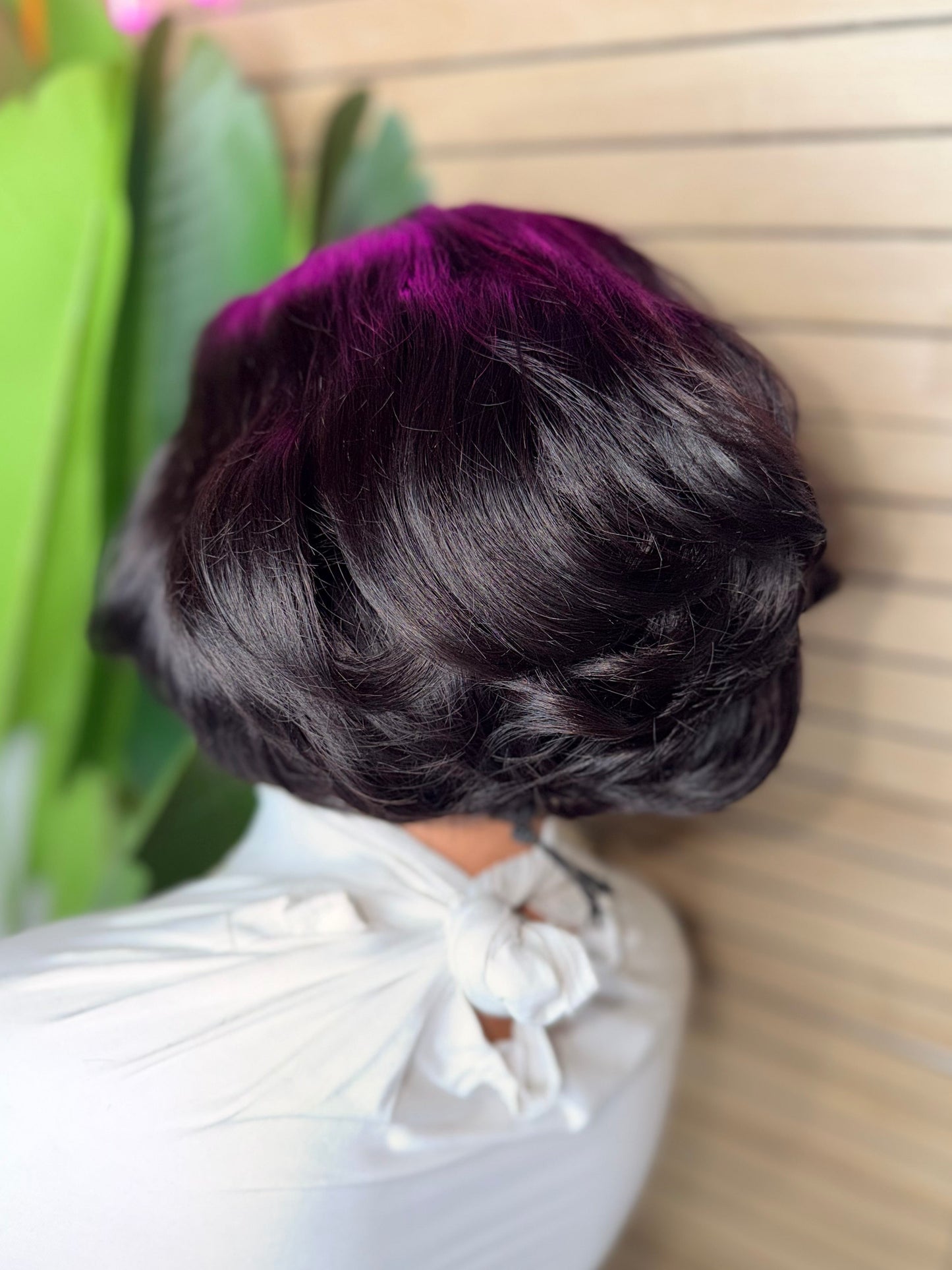5x5 glueless wig NEW Pixie cut straight 200 density