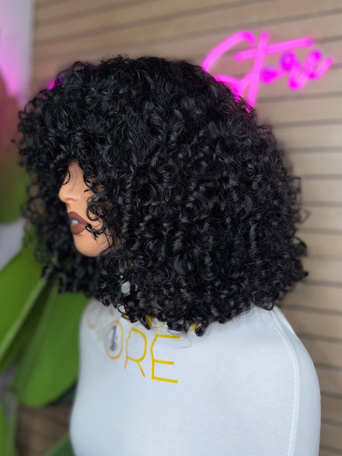 Tiana frange water Curly 300% density