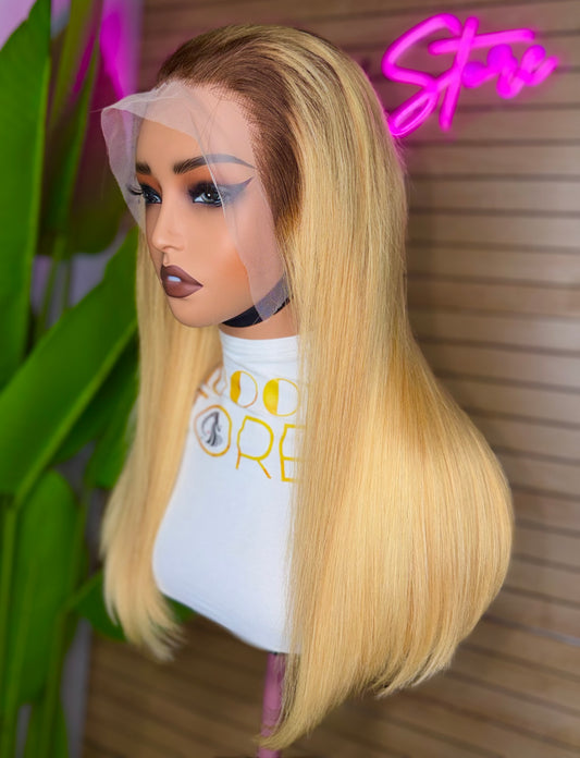 1B/613 BOB Wig straight lace frontal 13x4 200 density