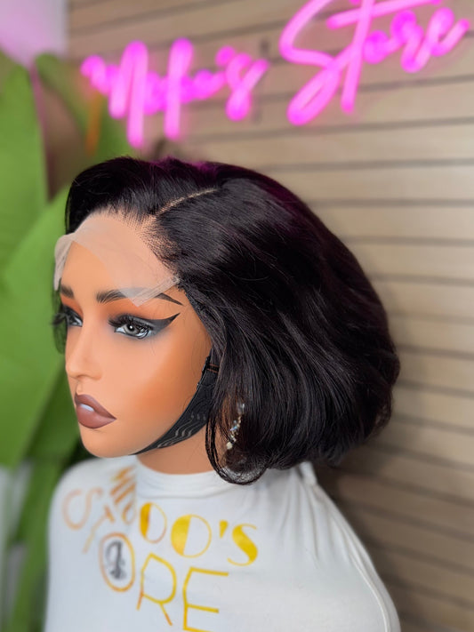 5x5 glueless wig NEW Pixie cut straight 200 density