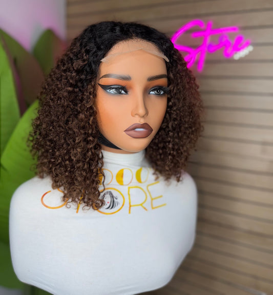 4x4 raw pixie  curly wig SDD
