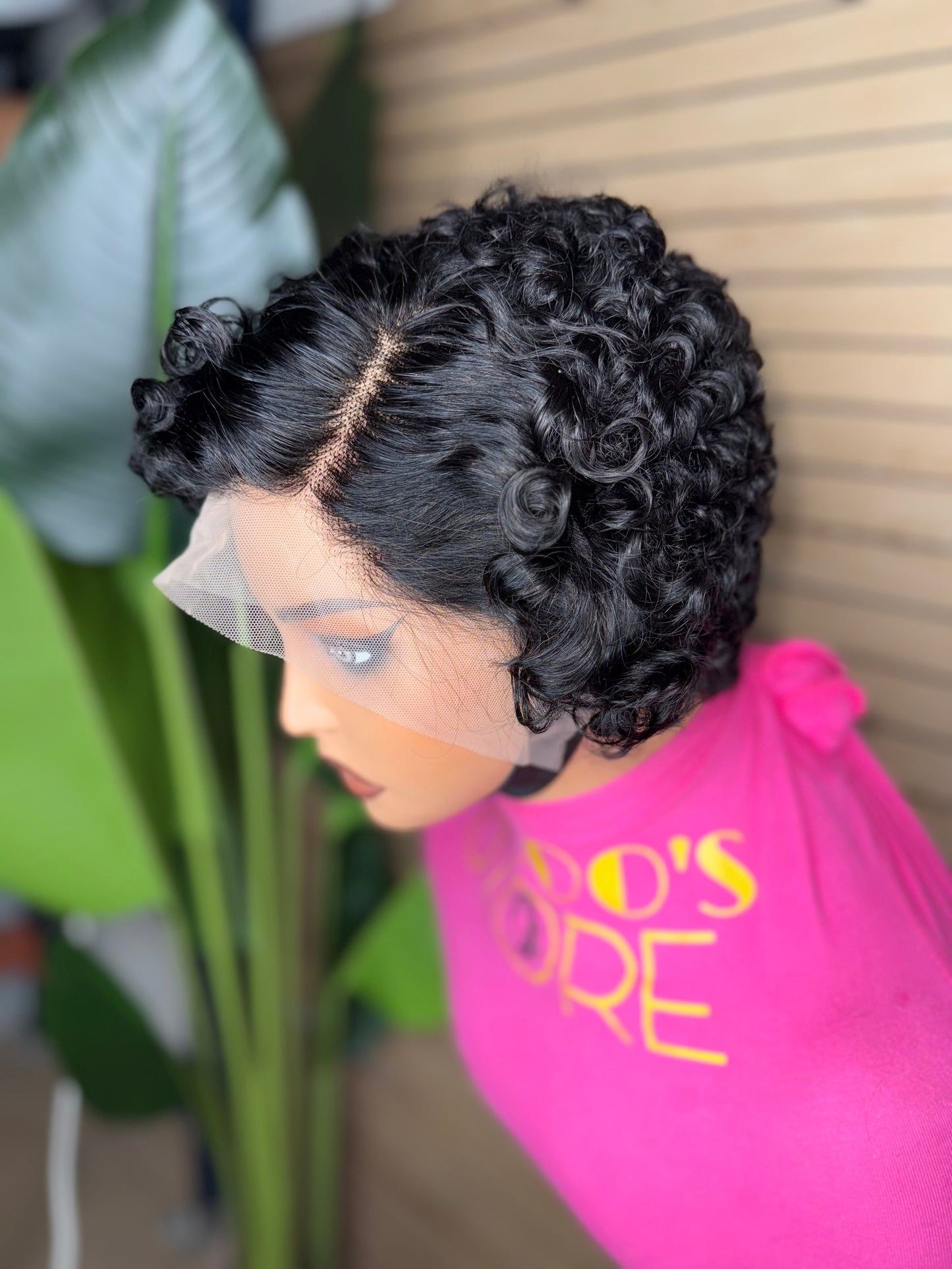 New Pixie wave cut 13*4 wig