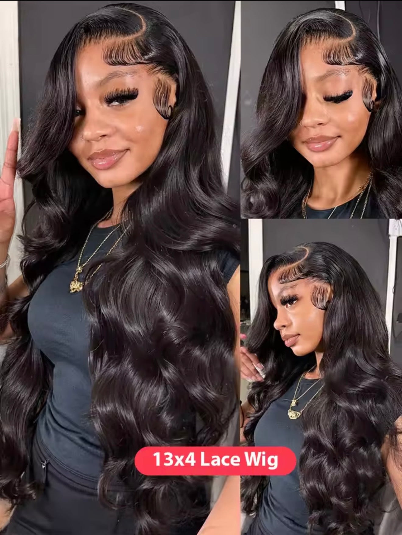 Wig full frontal body wave