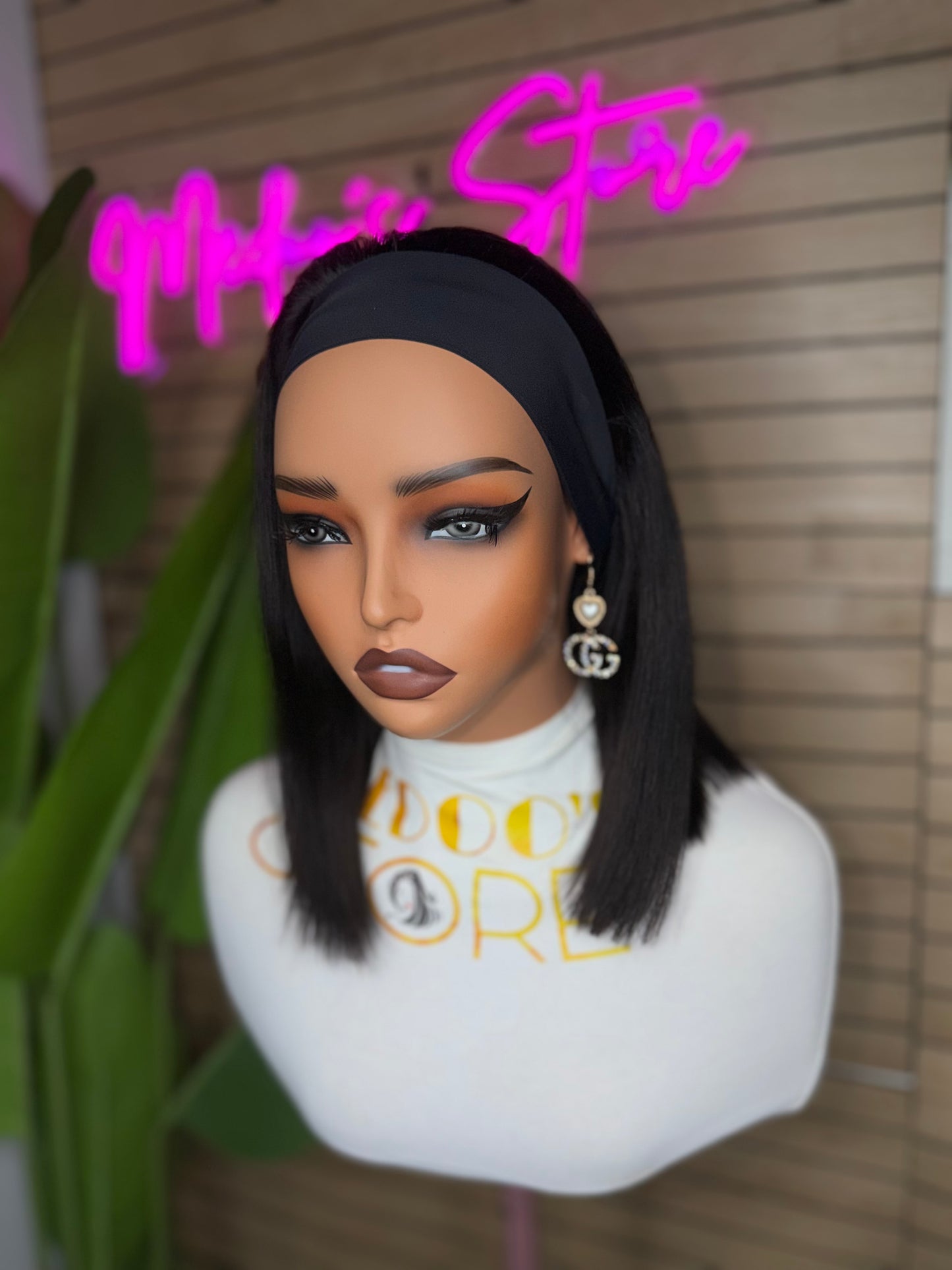 250% density Headband wig straight