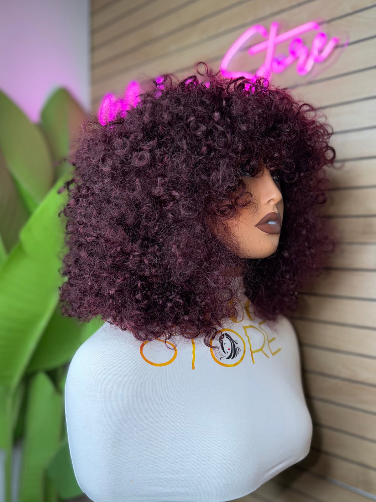 Tiana frange water Curly 300% density