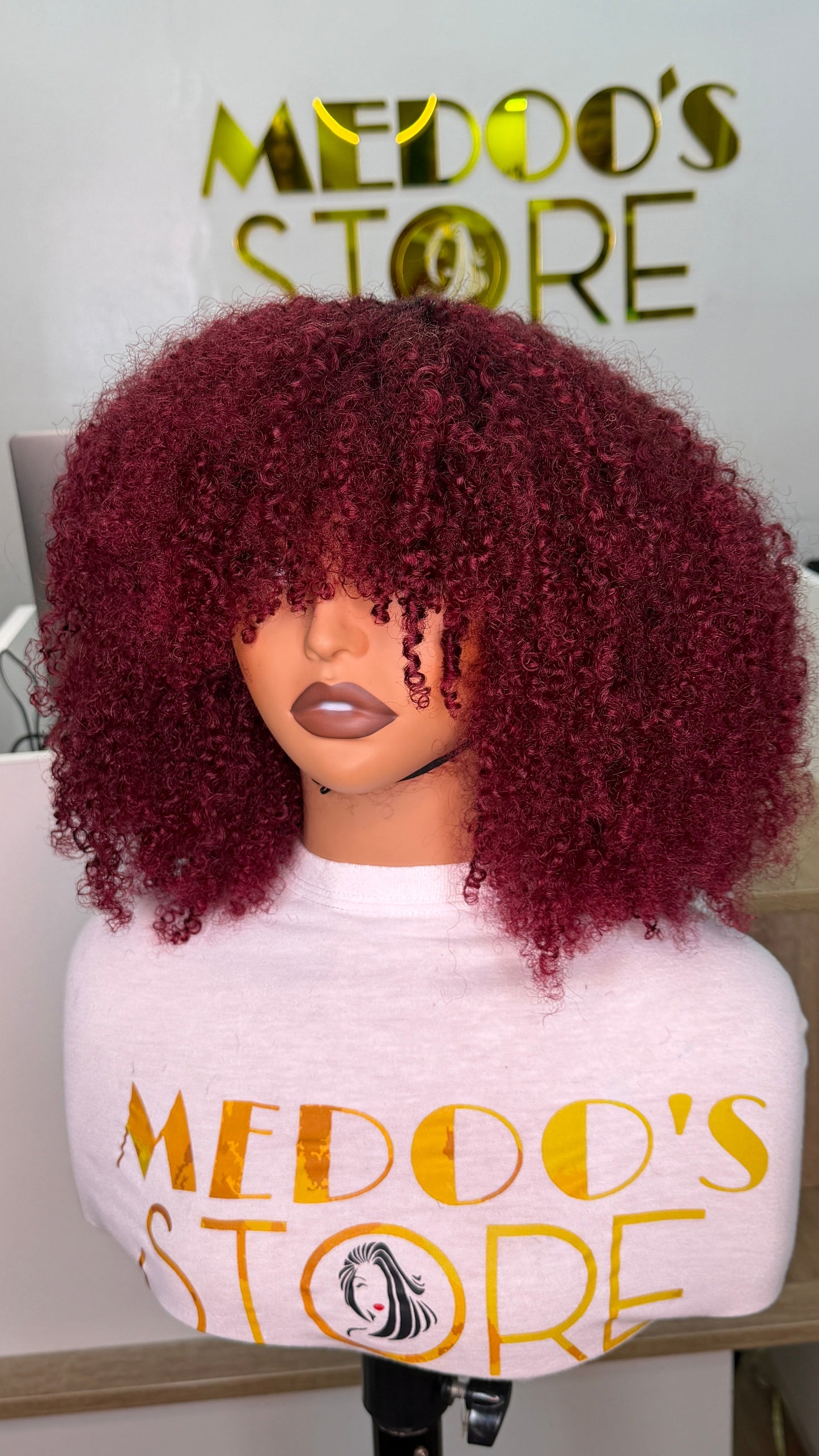 frange new curly wig  traditionel