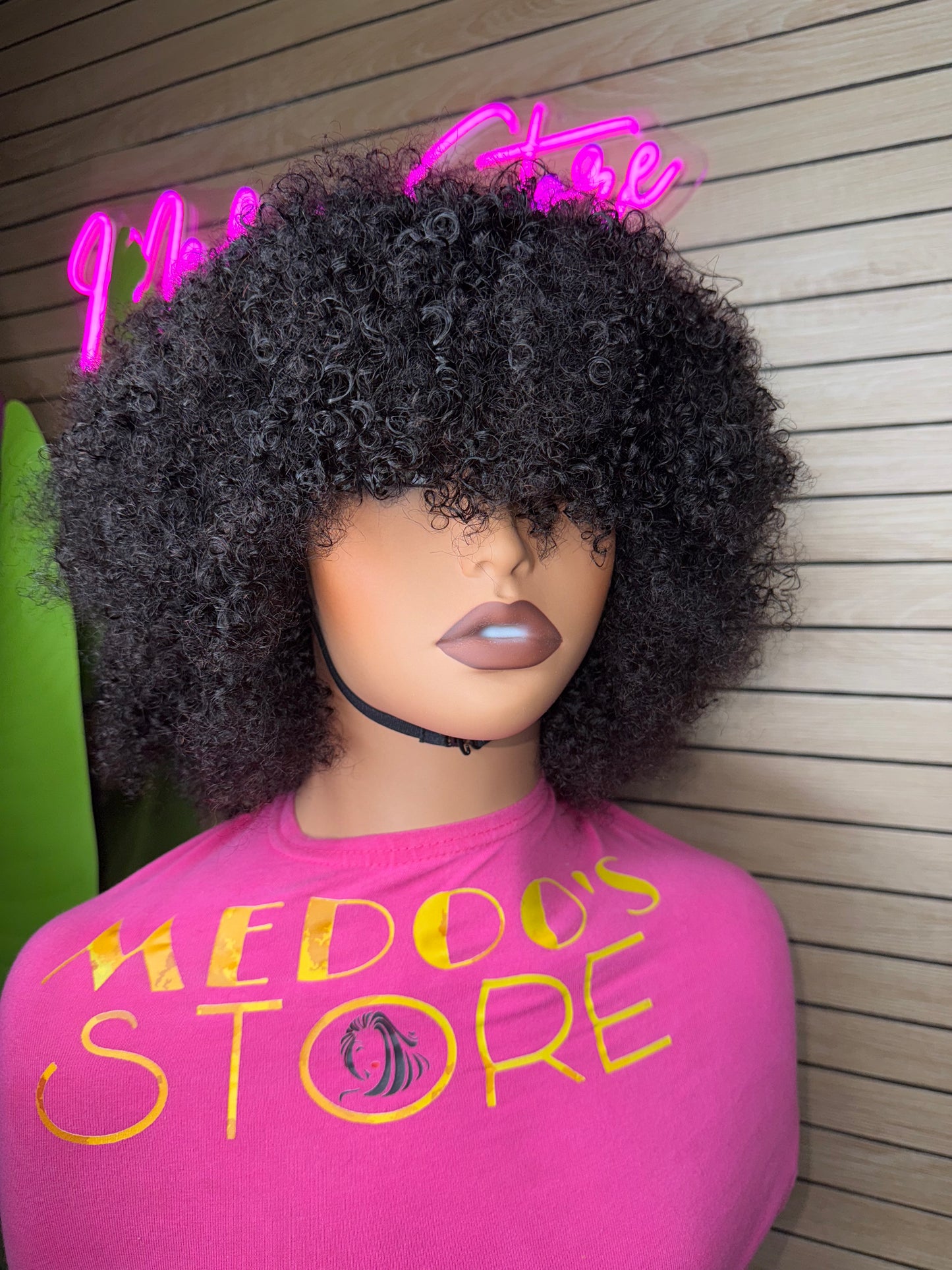 frange new curly wig  traditionel