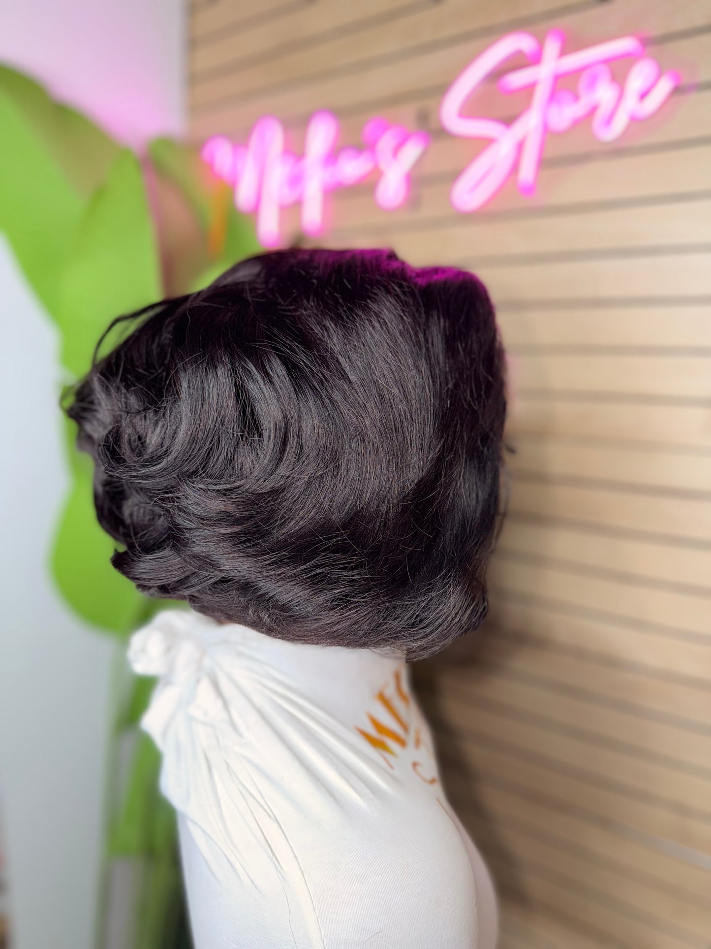 5x5 glueless wig NEW Pixie cut straight 200 density
