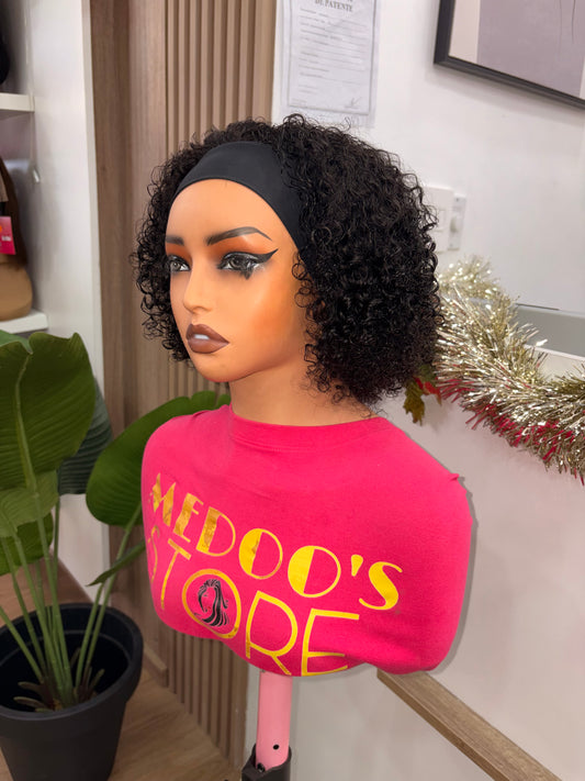 New Headband curly wig