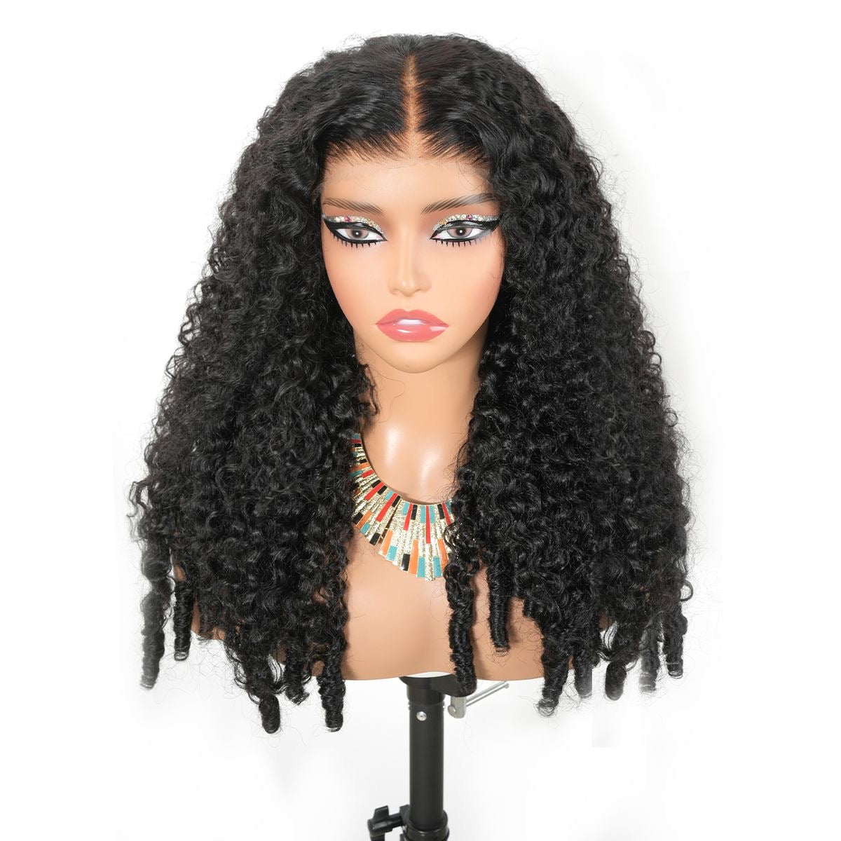 Burmesse 5x5 curly wig 300density