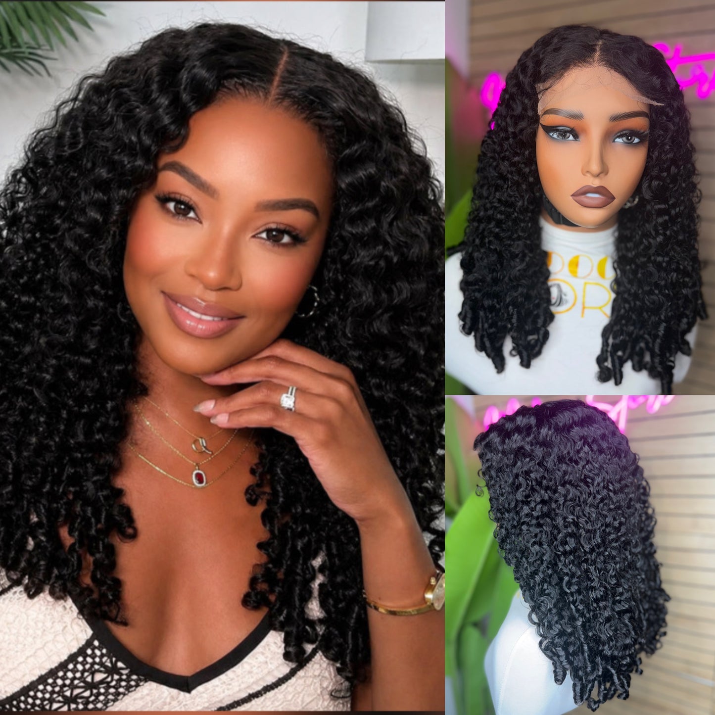Burmese 5x5 curly wig 300density