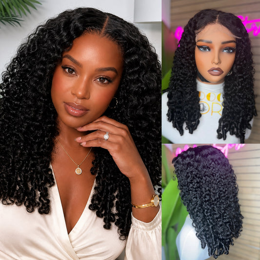 Burmese 5x5 curly wig 300density