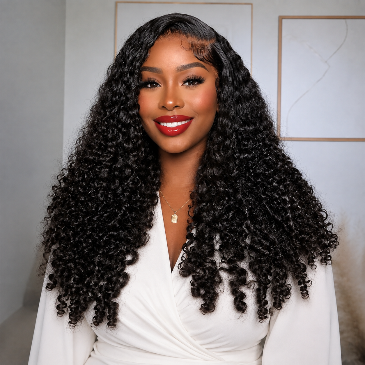 Burmese 13x4 curly wig 250 density