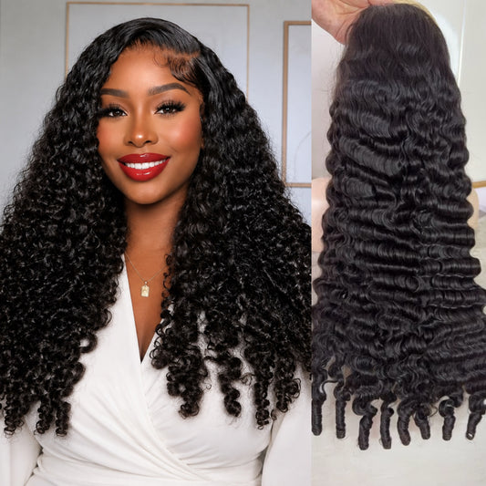 Burmese 13x4 curly wig 250 density